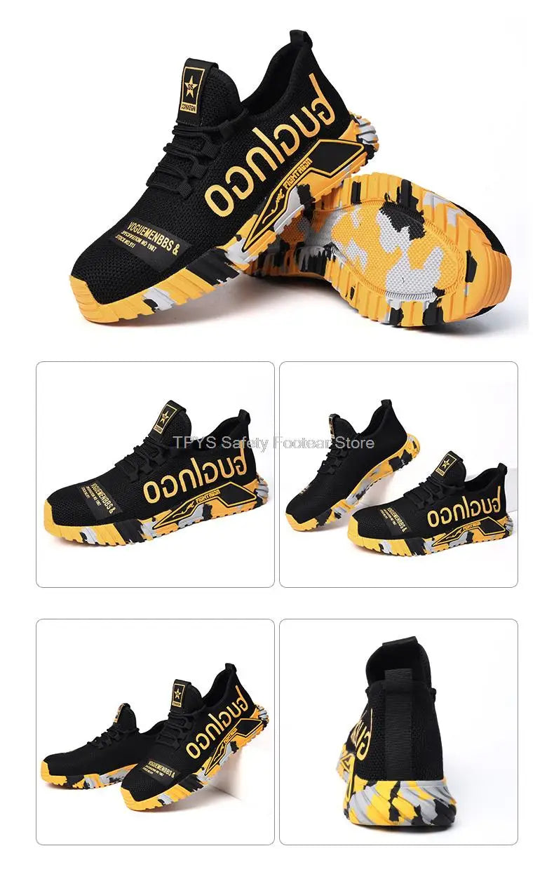 Protective Steel Toe Safety Shoes Men