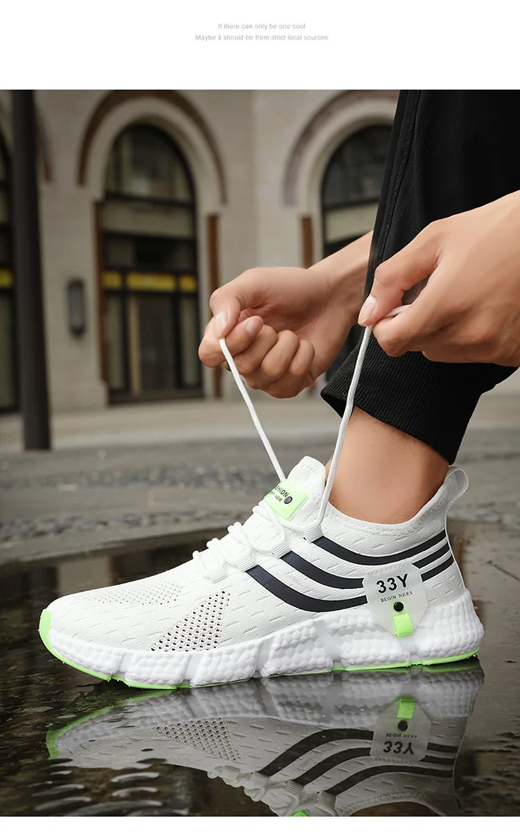 New Men's Sneakers Thick Sole