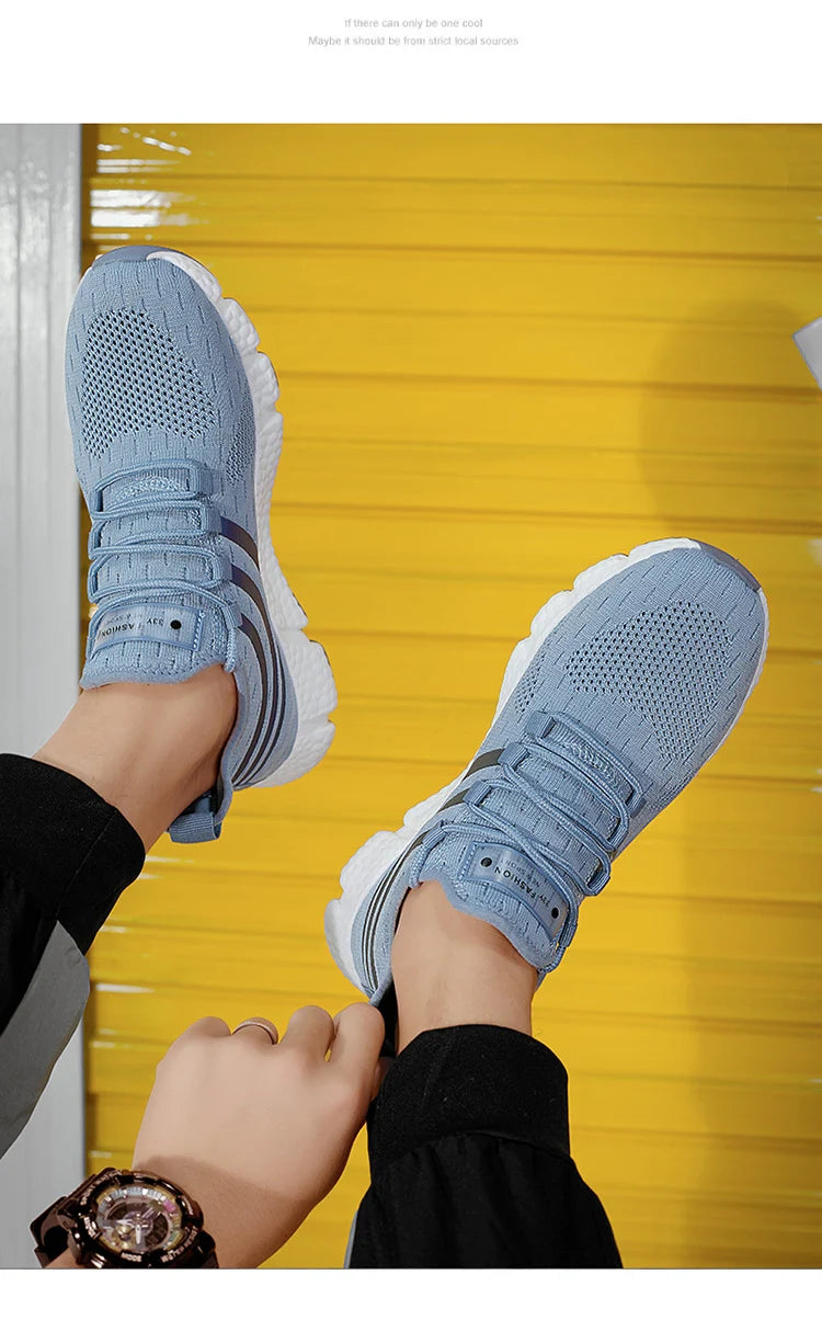 New Men's Sneakers Thick Sole