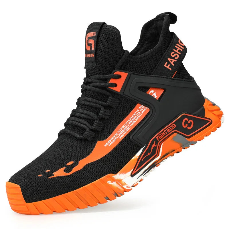 High Top Man Boots Safety
