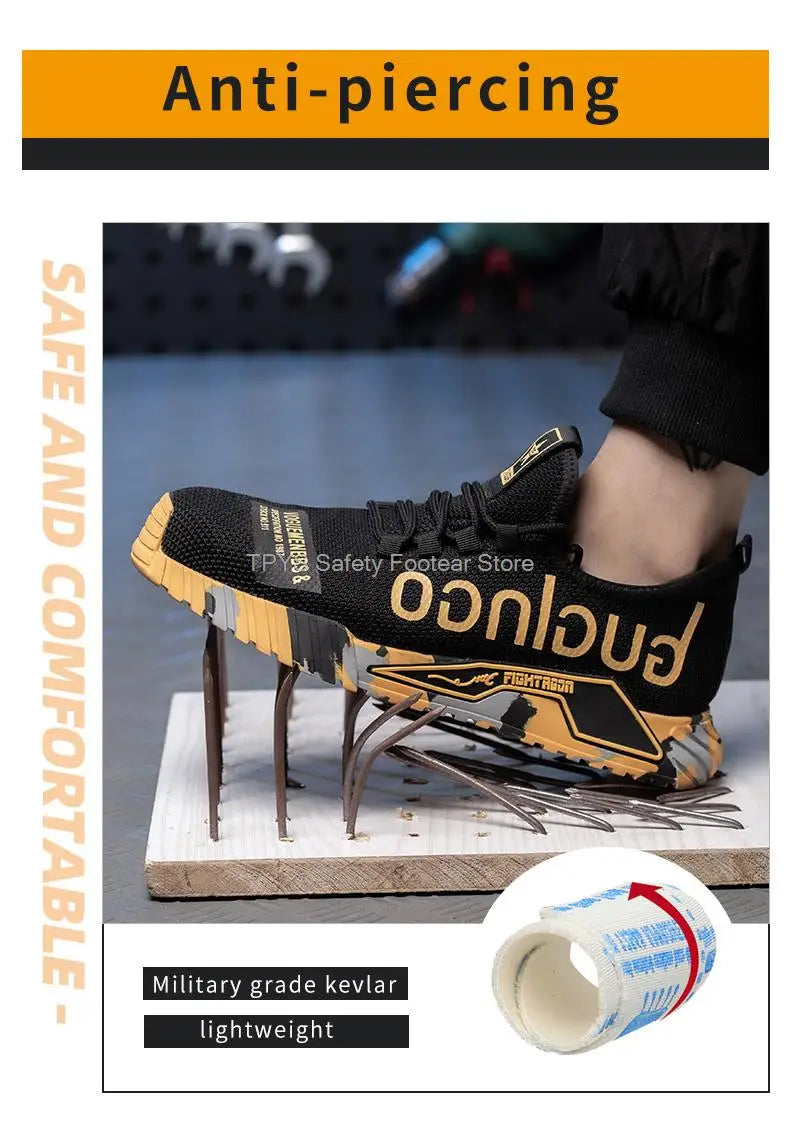 Protective Steel Toe Safety Shoes Men