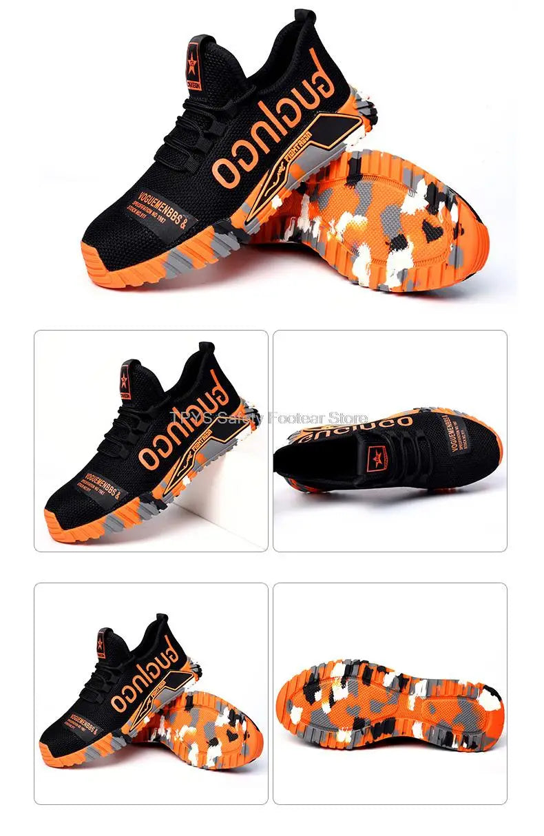 Protective Steel Toe Safety Shoes Men