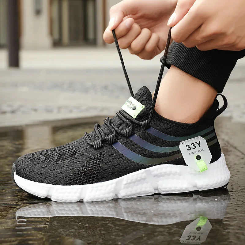 New Men's Sneakers Thick Sole