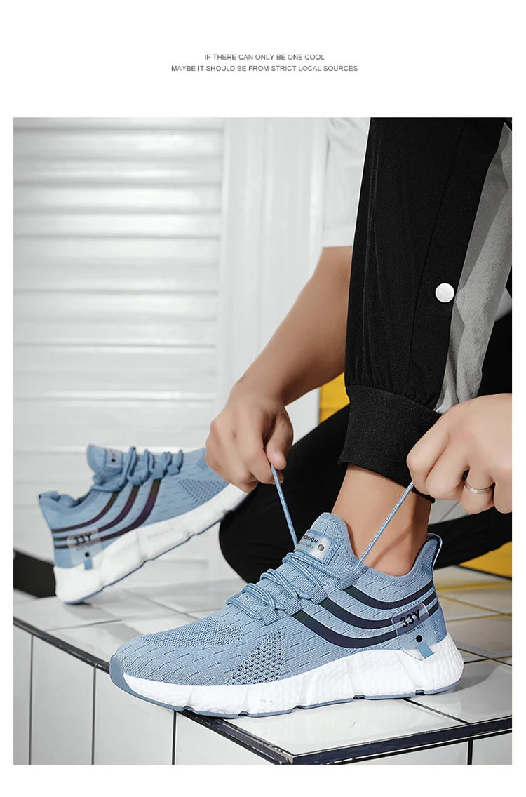 New Men's Sneakers Thick Sole