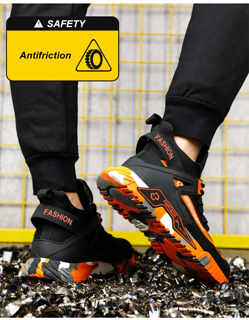 High Top Man Boots Safety