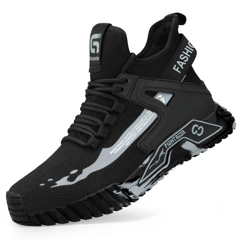 High Top Man Boots Safety