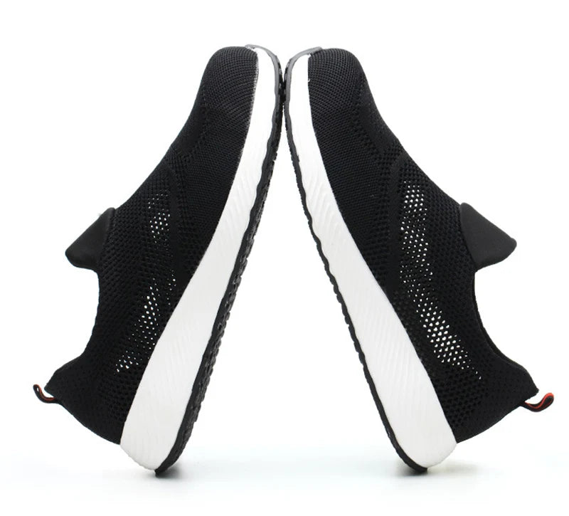 Summer Mesh Lightweight Work Sneakers Steel