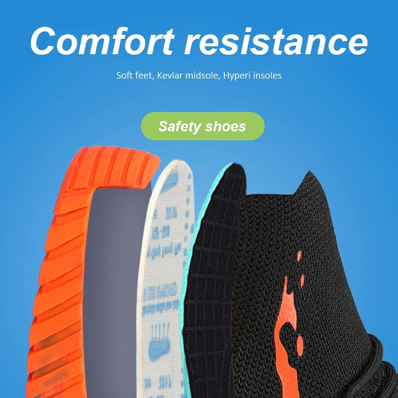 High Top Man Boots Safety