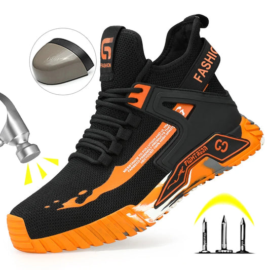 High Top Man Boots Safety