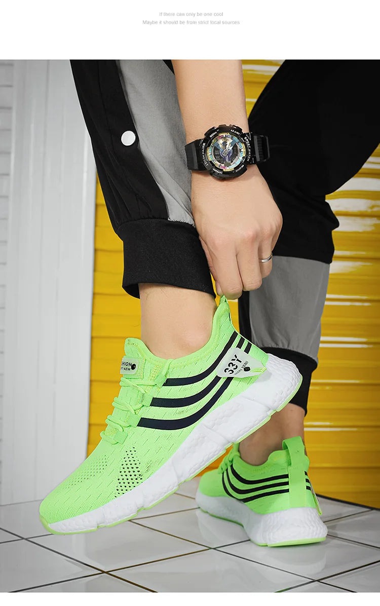 New Men's Sneakers Thick Sole