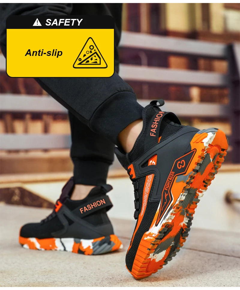 High Top Man Boots Safety