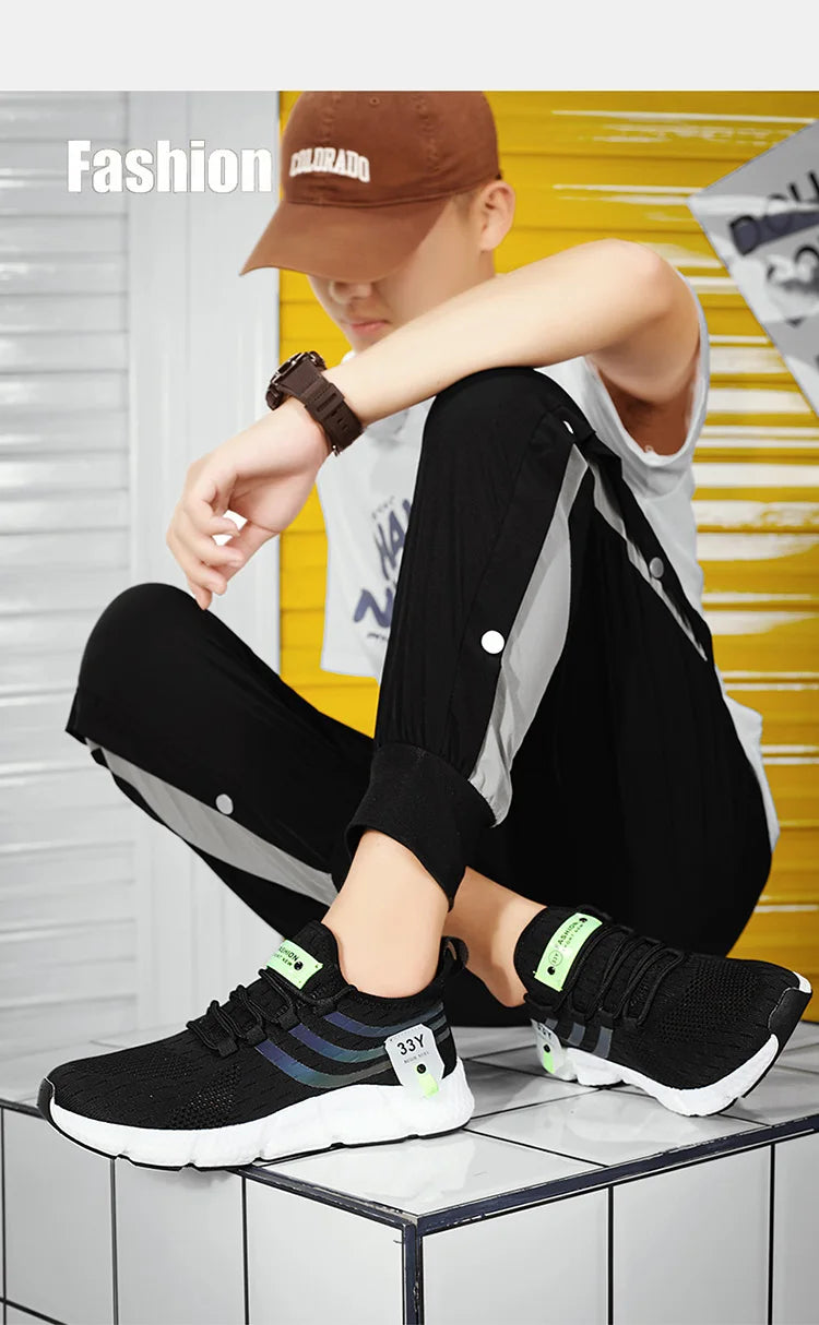 New Men's Sneakers Thick Sole