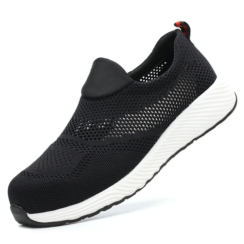 Summer Mesh Lightweight Work Sneakers Steel