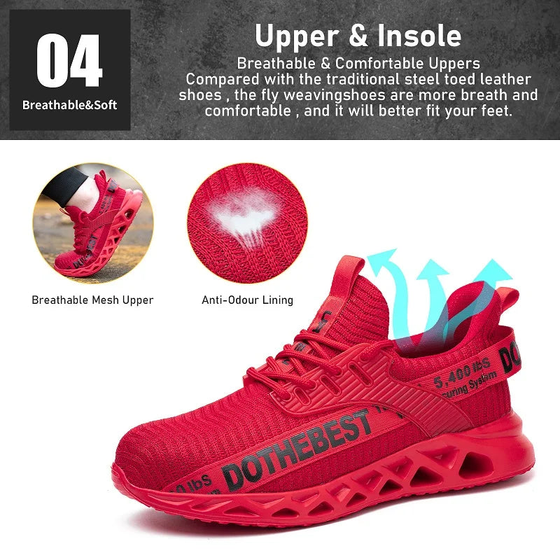 Steel Toe Safety Shoes for Men Women
